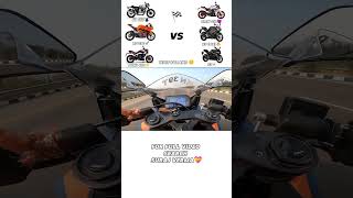 RC390 vs R3 vs GT650 vs DOMI400 vs BMW310automobilektmduke ktmracingktmsktmindiaindianbikes [upl. by Kammerer]