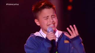 Juanse Laverde canta Cómo Mirarte  Audiciones a ciegas La Voz Kids Colombia 2018 En vivo [upl. by Nassir814]