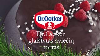 Dr Oetker šokoladinis tortas su avietėmis [upl. by Gelman]