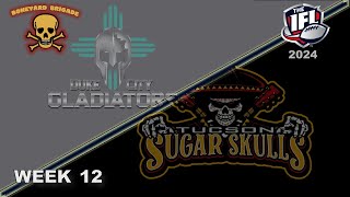 2024 IFL Football Highlights Week 12  Duke City Gladiators at Tucson Sugar Skulls [upl. by Ender]