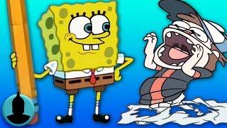 SpongeBob SquarePants References in Gravity Falls The Simpsons  MORE Tooned Up S4 E10 [upl. by Anelrahs]