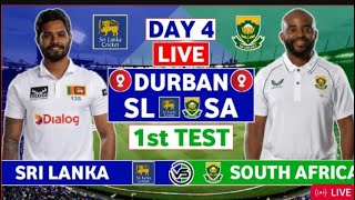 🔴 Live SA vs SL 1st TEST SL vs SA 2024Day 4Session 1 Live Score cricket [upl. by Eioj181]