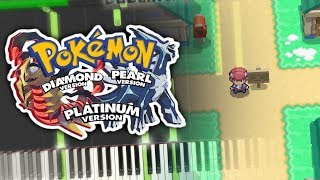 Pokemon Diamond amp Pearl  Twinleaf Town Theme Piano Tutorial Synthesia [upl. by Stiles]