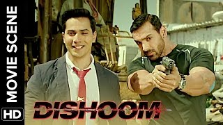 Varun shows the power of a cop  Dishoom  Movie Scene [upl. by Lashonda]