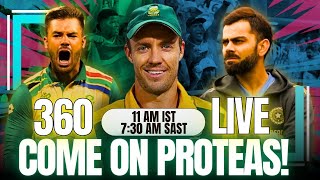 SAvsIND Come On Proteas 🇿🇦 360 LIVE 🏏 T20WorldCupFinal [upl. by Annas701]