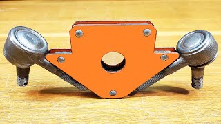 Best Idea From Old Auto Parts Powerful Table Welding Clamp DIY [upl. by Byram686]