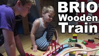 Brio Holzeisenbahn und Lego Duplo spielen  Kanal für Kinder  Kinderkanal [upl. by Ardelia]