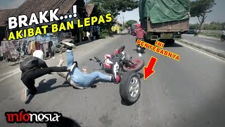 NGERIII DetikDetik Ban Mobil Lepas Berujung Celaka [upl. by Truitt]