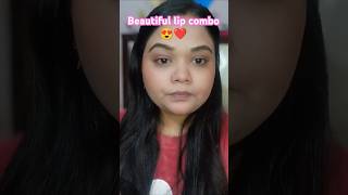 Beautiful daily wear lip combo ❤️ aaditrisharma03makeuplipsticktutorialnudelipstickviral [upl. by Nauj]