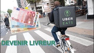 Comment devenir COURSIER ubereats et être auto ENTREPRENEUR [upl. by Hancock]