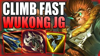 HOW TO PLAY WUKONG JUNGLE IN ORDER TO CLIMB OUT OF LOW ELO FAST  Gameplay Guide League of Legends [upl. by Nitsud]