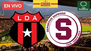 LD ALAJUELENSE VS SAPRISSA EN VIVO Jornada 8 Liga Promerica 2024 [upl. by Vinnie]