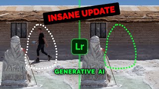 How to Remove People amp Objects from a Photo in Lightroom CC  Generative AI Tutorial [upl. by Rosina595]