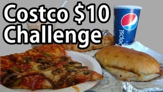 Costco 10 Food Court Challenge vs Wreckless Eating [upl. by Jepson]