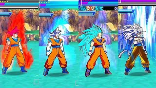 Dragon Ball Shin Budokai 2 Mod  All Goku Transformations  Ppsspp Android [upl. by Pussej]