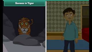 Senses in Tiger  Animated Video  EVS [upl. by Aidnic]