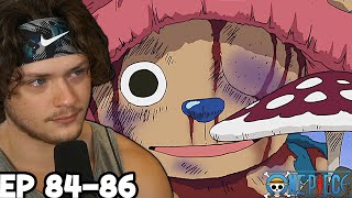 Choppers Traumatic Backstory  One Piece Episode 8486 Reaction [upl. by Pouncey]