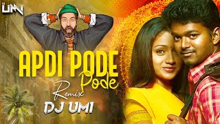 Apdi Pode Pode Tapori Mix DJ Umi  Ghilli  KK  Vijay  Trisha  Vidyasagar  Appadi Podu [upl. by Chemar229]