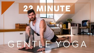 22 Minute Full Body Gentle Yoga Practice for Beginners and Athletes [upl. by Wyn185]