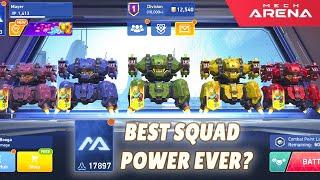 NEW Highest Hangar Power  Mech Arena [upl. by Jamnes]