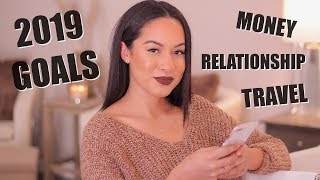 GOALS FOR 2019 Relationship Money Fitness Goals etc  Marie Jay [upl. by Acinomal222]