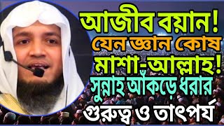 প্রতিটি কথা হিরার চেয়েও দামি সুন্নাহর গুরুত্বতাৎপর্য মুফতি শফি উদ্দিন মিনহাজ।MShafi UddinMinhaz [upl. by Leboff809]