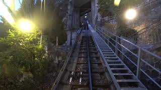 Standseilbahn 182001 Glion  Territet 2019 Bergfahrt am Abend  Funiculaire [upl. by Yeoj944]