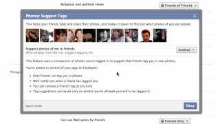 How to Stop Facebook from Suggesting Photo Tags to Friends [upl. by Cahilly]