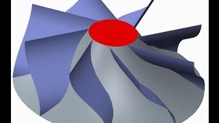 PTC Creo Parametric Turbinenschaufeln Turbine blade [upl. by Vita]