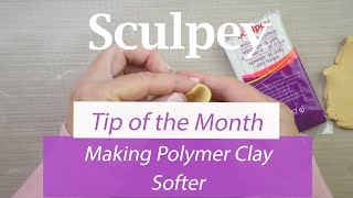 Quick Tip  Making Clay Softer with Oven Bake Clay Softener  Sculpeycom [upl. by Eintihw]