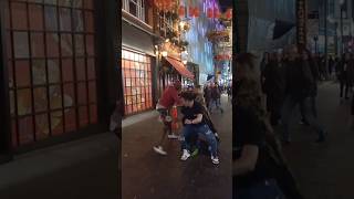 Boys vs girls dance 😱China town london dance😍😍dance londonshorts [upl. by Eiuqram]