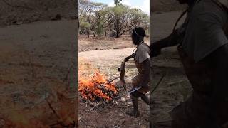 BREAKFAST TIME africantribehadzabetribe shorts [upl. by Mirielle835]