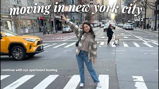 MOVING IN NYC ALONE AT 34 vol 2  continue nyc apartment hunting tour 5 manhattan apartments [upl. by Pacifa774]