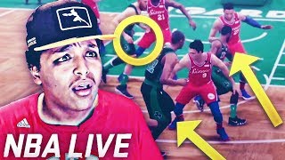 NBA LIVE 19 GAMEPLAY ACHIEVED THE IMPOSSIBLE LIVE 19 vs 2K19 GAMEPLAY [upl. by Amerak]