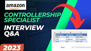 Amazon controllership specialist interview questions and answers  2023  interview helper [upl. by Kruse]