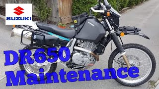 Suzuki DR650 Maintenance Tips EP1 [upl. by Ttam]