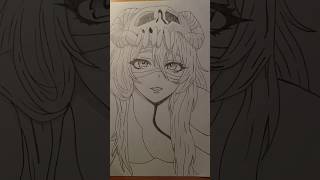 Drawing Nelliel from Bleach art anime manga bleach nelliel shorts [upl. by Rabjohn]