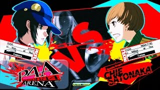 Persona 4 Arena Ultimax Killy212 Marie Vs MK021 Chie Satonaka HD [upl. by Anneirb]