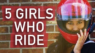 5 TYPES OF WOMEN WHO RIDE MOTORCYCLES [upl. by Patty]