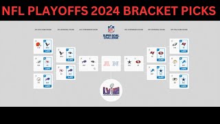 2024 NFL Playoffs Complete Bracket Picks [upl. by Sherar]