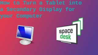 How to Use a Tablet as Secondary Display [upl. by Noremac]