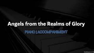 Angels from the Realms of Glory  Piano  Hymn  Accompaniment  Lyrics [upl. by Ariek]