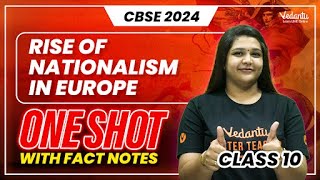 Rise of Nationalism in Europe ONESHOT with Fact Note  Class 10  CBSE 2024 🔥 Suba maam [upl. by Nanam]