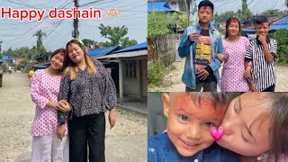 Dashain vlog✨kukhra pakarnu kk garnu prne😂 [upl. by Barina]