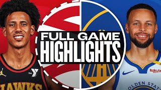 HAWKS at WARRIORS  FULL GAME HIGHLIGHTS  November 20 2024 [upl. by Nottarts243]