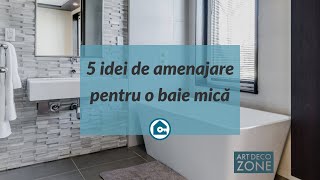 5 Idei Amenajare pentru o Baie Mică [upl. by Anairuy]