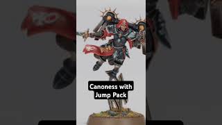 Canoness with Jump Pack 10th edition 40K warhammer40k [upl. by Enelyam]