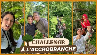 CHALLENGE ACCROBRANCHE AVEC LA PNRFAMILY [upl. by Ayet]