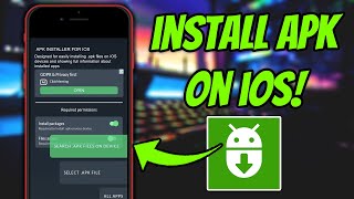 How to Install APK Files on iOS  Download Android Apps on iPhone [upl. by Ping]