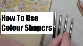 How to Use Colour Shapers for Blending Pastel [upl. by Giacomo2]